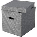 Esselte Bote de rangement home Cube, set de 3, gris