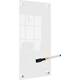 nobo tableau blanc en verre/bloc-notes, (L)300 x (H)600 mm