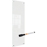 nobo tableau blanc en verre/bloc-notes, (L)300 x (H)900 mm