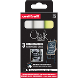 uni-ball marqueur craie chalk marker PWE8K/3 PF, tui de 3