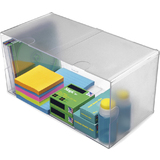 deflecto Bote de rangement cube Double, transparent