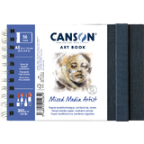 CANSON carnet de croquis ART book Mixed Mdia Artist, A5