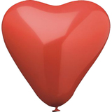 PAPSTAR luftballons "Heart", gro, rot