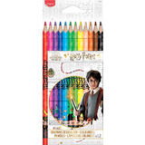 Maped crayon de couleur triangulaire harry POTTER,tui de 12