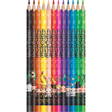 Maped crayon de couleur triangulaire harry POTTER,tui de 12