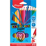 Maped crayon de couleur triangulaire jumbo COLOR'PEPS STRONG