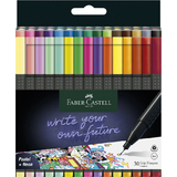 FABER-CASTELL feutre pointe fine GRIP FINEPEN, tui de 30