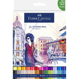 FABER-CASTELL marqueur aquarelle GOLDFABER, tui de 24