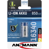 ANSMANN pile rechargeable li-ion 16340, 3,6 V, 850 mAh