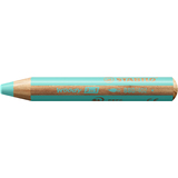 STABILO crayon multi-talents woody 3en1, rond, bleu pastel