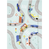 folia carton  dessin HOTFOIL "VEHICLES", A3