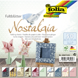 folia papier  plier "Nostalgia", 150 x 150 mm, 50 feuilles