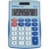 MAUL calculatrice de bureau MJ 450, 8 chiffres, bleu clair
