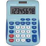 MAUL calculatrice de bureau MJ 550, 8 chiffres, bleu clair
