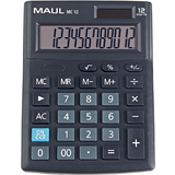 MAUL calculatrice de bureau MC 12, 12 chiffres, noir