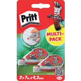 Pritt rouleau correcteur mini Flex, 4,2mm x 7m, blister de 2