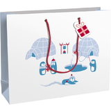 Clairefontaine sac cadeau de Nol "Pinguine", shopping