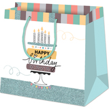 SUSY card Sac cadeau "Happy eco B-day Cake", moyen