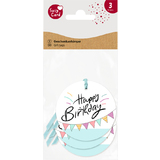 SUSY card Etiquette cadeau "Happy eco B-day Garland"