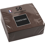 PROnappe serviette cocktail, 200 x 200 mm, chocolat