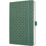 sigel carnet de notes Jolie Flair, similicuir, A5, vert