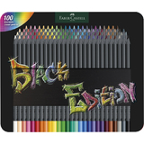 FABER-CASTELL crayon de couleur Black Edition, tui de 100