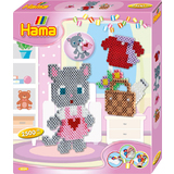 Hama perles  repasser midi "Chat habill", bote cadeau