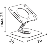 UNiLUX support ergonomique pour ordinateur portable ERGO TOP