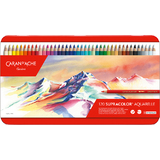 CARAN D'ACHE crayons de couleur SUPRACOLOR,tui mtal de 120