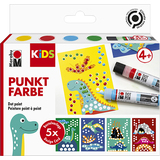 Marabu kids Set peinture point  point Dot pen "Dino"