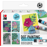 Marabu set de peinture point  point Dot pen "Blossom Beauty