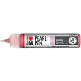 Marabu peinture effet perles Pearl Pen, rouge scintillant