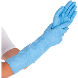 HYGOSTAR gant nitrile extra SAFE SUPERLONG, XL, bleu