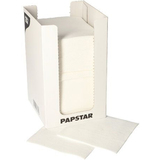 PAPSTAR serviette cocktail "PUNTO", 200 x 200 mm, blanc