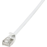 LogiLink Cble patch Ultraflex, Cat. 6A, U/FTP, 0,3 m, blanc