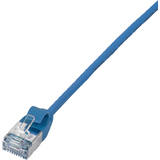 LogiLink Cble patch Ultraflex, Cat. 6A, U/FTP, 0,3 m, bleu