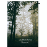 SUSY card Trauerkarte "Wald im Nebel"