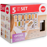 emsa Bote de conservation OPTIMA, set de 5, transparent/