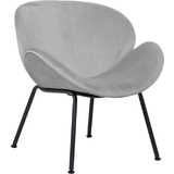 PAPERFLOW fauteuil visiteur SMILE, gris