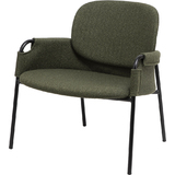 PAPERFLOW fauteuil visiteur CLOTH, vert