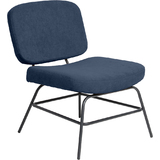PAPERFLOW fauteuil visiteur CURVE, bleu