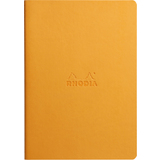 RHODIA carnet piqre textile RHODIARAMA, A5, lign, orange