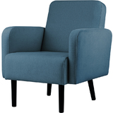 PAPERFLOW fauteuil LISBOA, habillage en tissu, bleu