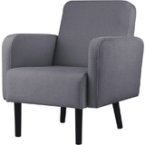 PAPERFLOW fauteuil LISBOA, habillage en tissu, gris