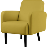 PAPERFLOW fauteuil LISBOA, habillage simili cuir, vert
