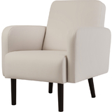 PAPERFLOW fauteuil LISBOA, habillage simili cuir, blanc