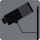 EXACOMPTA plaque de signalisation "Surveillance camra"