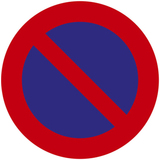 EXACOMPTA plaque de signalisation "stationnement interdit"