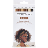 COPIC marqueur ciao, kit de 5+1 "Portrait 2"