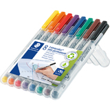 STAEDTLER marqueur non permanent 316F Lumocolor, tui de 8